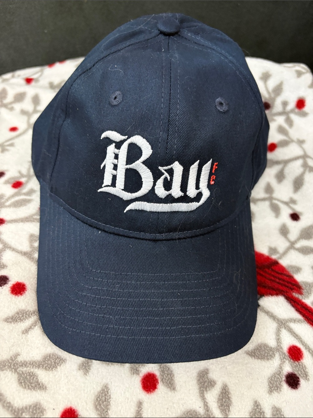 Bay FC Embroidered Navy Baseball Cap